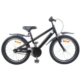 vidaXL Bicicletă pentru Copii 22 Inci pentru 7-12 ani Negru 42009348