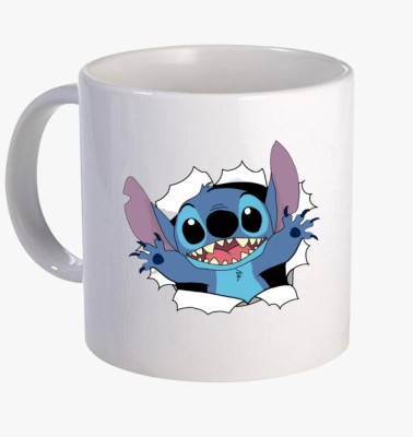 Cana alba personalizata Stich, INOVATIX&amp;reg;. 330ml foto