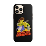 Husa compatibila cu Apple iPhone 14 Plus model Escape from Springfield,Silicon, Tpu, Viceversa, Transparent, Carcasa