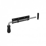 Zavor cu arc, maner lemn, negru, 300x190x50mm