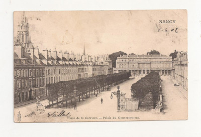 FV4-Carte Postala- FRANTA - Nancy, Place de la Carriere, circulata 1902 foto