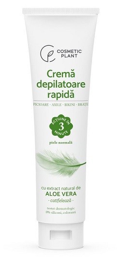 Crema depilatoare cu extract de aloe vera 150ml cosmetic plant