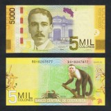 COSTA RICA █ bancnota █ 5000 Colones █ 2012 █ P-276b █ UNC necirculata