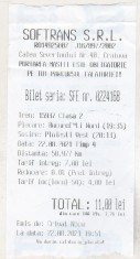 bnk div Softrans SRL - bilet tren 2021
