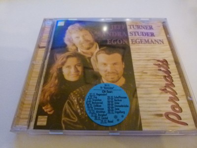 Jeff Turner , Sandra Studer, Egon Egermann - semnat,qw foto