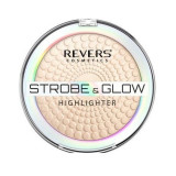 Iluminator pudra Strobe and Glow Revers, 8 g, Nr 03, Champagne