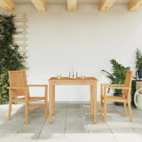 VidaXL Scaune grădină stivuibile 2 buc. 56,5x57,5x91 cm lemn masiv tec