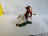 bnk jc Figurina de plastic - indian calare - Hong Kong - copie dupa Timpo