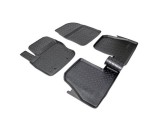 Covorase Cauciuc Tip Tavita Ford Focus 3 2011-2018 + Protectie Tunel Spate ALM Negre