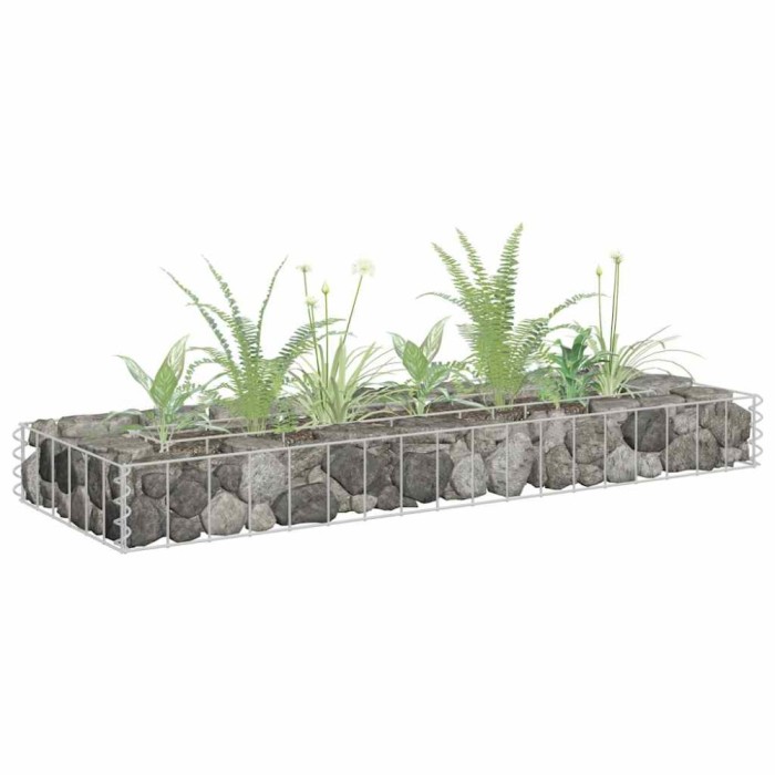 Strat &icirc;nălțat gabion, 90 x 30 x 10 cm, oțel galvanizat