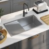 VidaXL Chiuvetă de bucătărie lucrată manual, oțel inoxidabil 51520