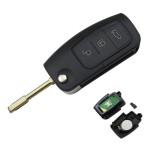 Cheie Auto Completa Techstar&reg; compatibila cu Ford, Focus, Fiesta, Mondeo, 4D60, 433Mhz, FO21, 3 Butoane