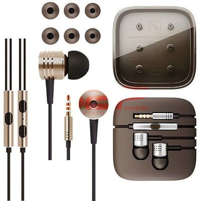 Casti audio In-Ear Stereo Metal universal 3,5mm GOLD foto