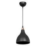 Cumpara ieftin Lustra cu o singura lumina Lofty Pako World Negru 18x18x22 cm