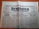 Dreptatea 18 aprilie 1990-&quot;fostul rege mihai I dezminte asertiunile dl petre r.&quot;