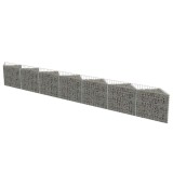 Cumpara ieftin Gabion perete, otel galvanizat, 450 x 30 x 50 cm