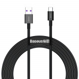 Cablu USB Baseus Superior - USB Tip C 66 W (11 V / 6 A) Huawei SuperCharge SCP 2 M Negru (CATYS-A01)