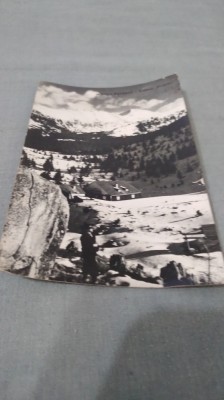 CARTE POSTALA MUNTII RETEZAT CABANA PIETRILE CIRCULATA foto