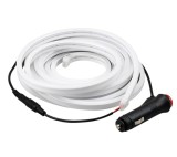 Cumpara ieftin Banda LED Portbagaj Auto 5M cu Senzor Magnetic, Mufa Bricheta 12V, Iluminare Alb Rece