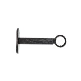 Set Consolă Galerie Simplă Inchisa Ext Fi20/9 Cm &ndash; Negru/Argintiu Compoziție Fier Forjat