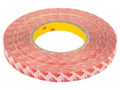 Bandă dublu adezivă acrilică 3M GPT-020, 15mm x 50m, grosime 0,2mm