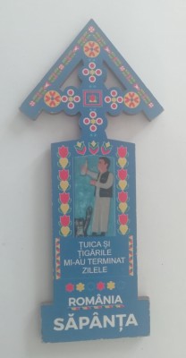 D1 - Magnet frigider - tematica turism - Sapanta - Romania 18 foto
