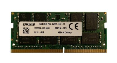 Memorie ram Laptop Kingston 16GB, DDR4, 2Rx8, PC4-2400T, 2400Mhz, K821PJ-MIB, PC4-19200, 1.2V, CL17, Non-ECC, sodimm, 260 pini foto