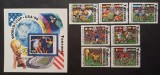 Seria Completă + Coliță Tanzania 1994 - Campionatul Mondial de Fotbal SUA '94, Grupa Rom&acirc;niei, 8v - Ștampilate -A242