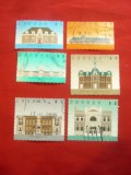 4 Serii Canada 1989,90,94,96- Arhitectura ,2+2+1+1 val.stampilate, Stampilat