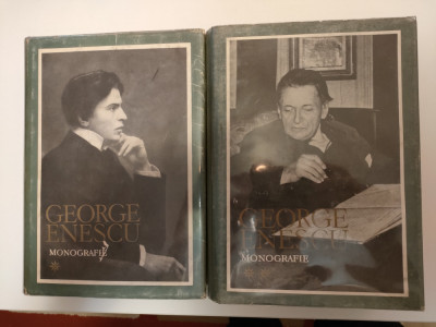 George Enescu - Monografie (2 volume) - Mircea Voicana (Editura Academiei, 1971) foto