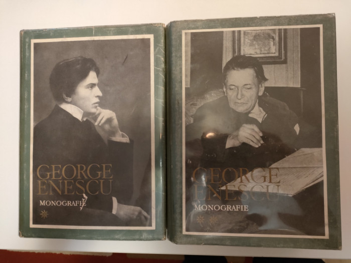 George Enescu - Monografie (2 volume) - Mircea Voicana (Editura Academiei, 1971)
