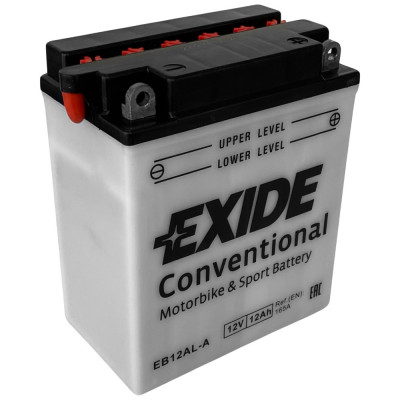 Baterie Moto Exide Conventional Motorbike &amp;amp;amp; Sport Battery 12Ah 165A 12V EB12AL-A foto