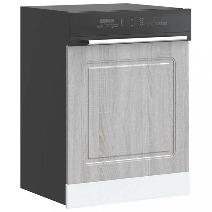 vidaXL Panou pentru mașină de spălat vase gri Sonoma lemn prelucrat 853663