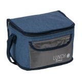 Geanta izoterma, model Blue Jeans, Albastru, Aluminiu/Plastic, 7 L, 25x18x16 cm