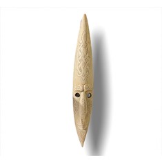 Masca decorativa sculptata manual de perete Sepik Spirit