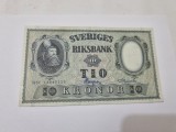 bancnota suedia 10 k 1957