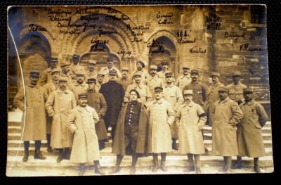P.358 CP FOTOGRAFIE FRANTA MILITARI GRUP OFITERI foto