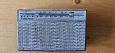 RADIO ZEFIR S 631 TN2 , 7 TRANZISTOARE ELECTRONICA , NU FUNCTIONEAZA .