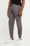 adidas pantaloni de trening Z.N.E. barbati, culoarea violet, cu imprimeu, JC5496