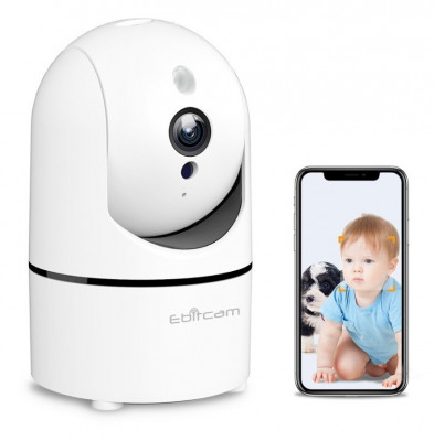 Baby Monitor Smart WIFI Ebitcam&amp;trade; E851 cu Inteligenta Artificiala, 2MP, Full HD foto