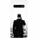 Husa silicon personalizata pentru Samsung Galaxy S10 Plus, Man In Suit