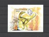 MOZAMBIC 1999 ANIMALE PREISTORICE DINOZAURI VELOCIRAPTOR, Nestampilat