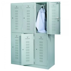 VESTIAR METALIC CU 6 USI 118.5x50x194.5 cm (LxlxH), CEHA