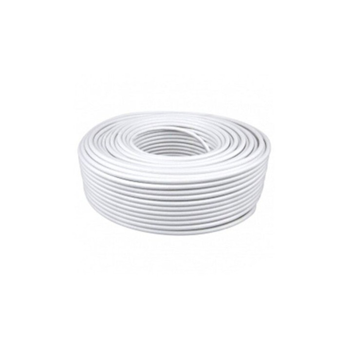 Cablu TV coaxial, RG-6/U, alb, 100 m