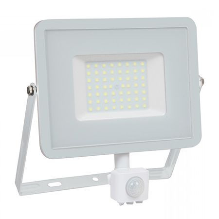 Reflector Led Smd 50w 6400k Ip65 Cu Senzor Miscare, Cip Samsung