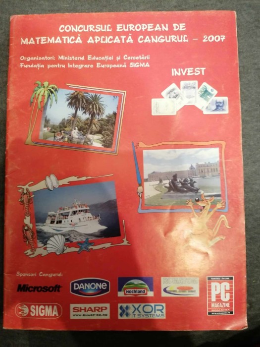 Concursul European de Matematica aplicata Cangurul - 2007