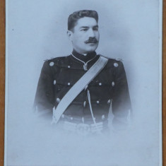 Fotografie de cabinet de secol 19 ; General Goe Odobescu