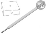 Cablu Silicon Alb 1x2,5mm&sup2; 300V/500V