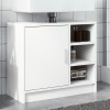 VidaXL Dulap de chiuvetă, alb, 63x29x55 cm, lemn prelucrat 848129