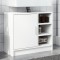 vidaXL Dulap de chiuvetă, alb, 63x29x55 cm, lemn prelucrat 848129